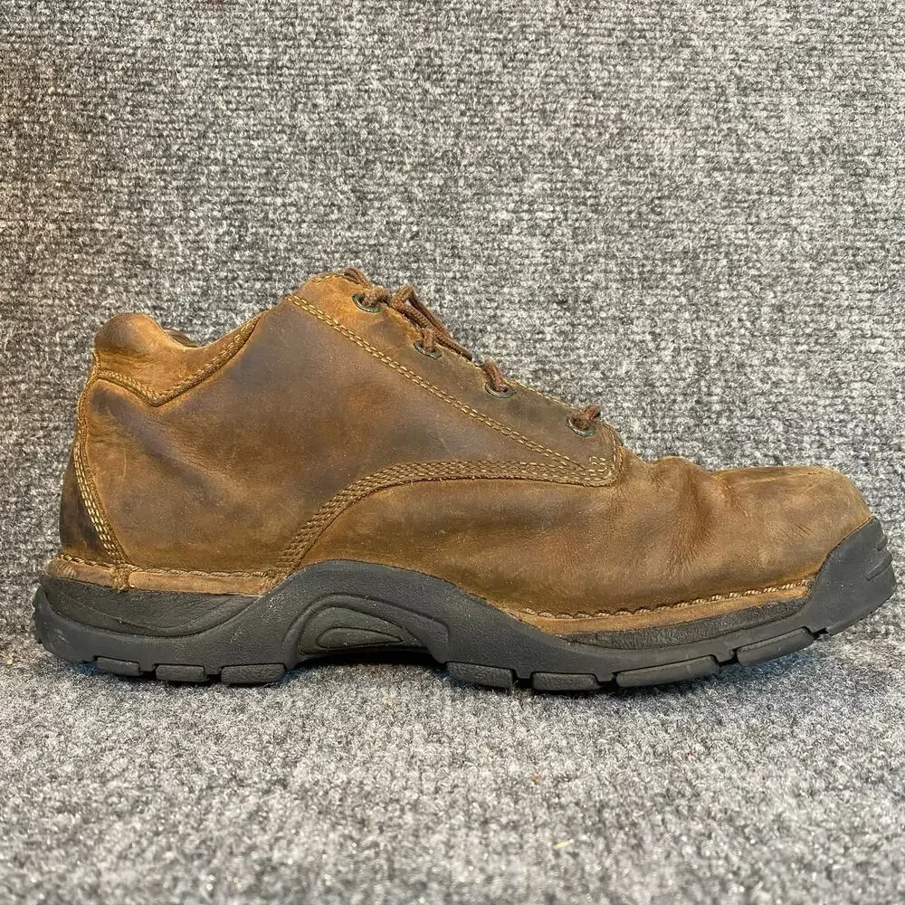 Danner Terra Force Brown Leather Gore Tex Hiking Boots Mens 10 Waterproof Shoes